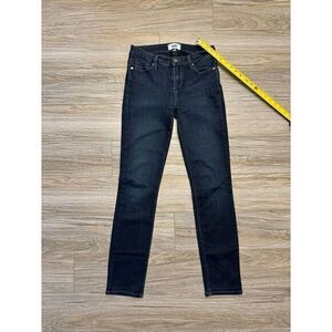 Paige Dark Blue Wash Skyline Skinny Ankle Jeans High‎ Rise 27